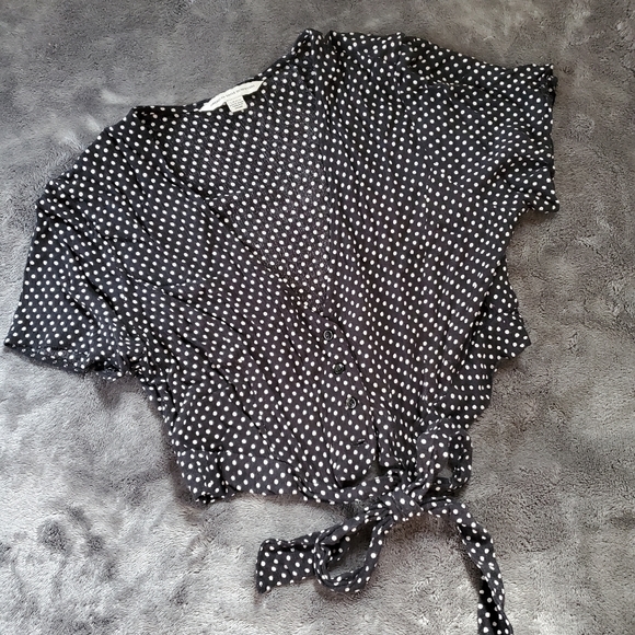 Polka dot crop top - Picture 2 of 4